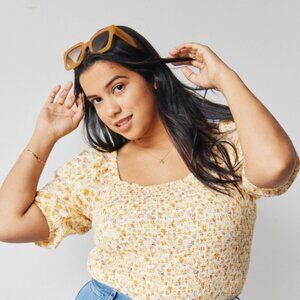 ABLE - Erna Smocked Blouse